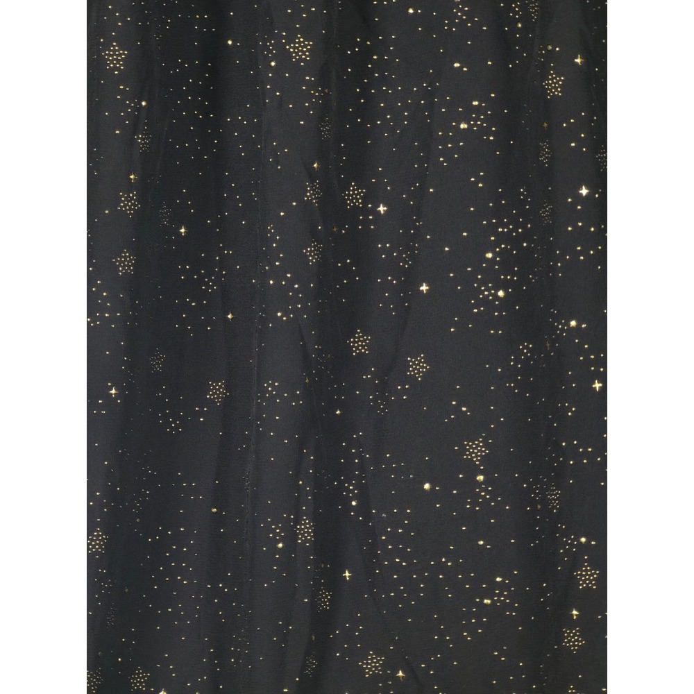 Moon River Black Midi Dress with Gold Speckle - Picture 2 of 14